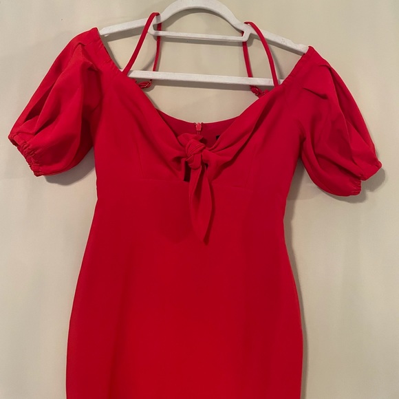 NOOKIE - off the shoulder midi dress - Picture 3 of 7